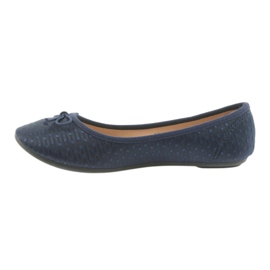 McKey navy blue ballerinas sneakers 2
