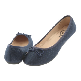 McKey navy blue ballerinas sneakers 4