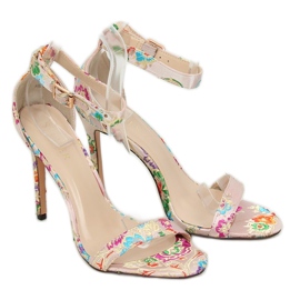 Oriental beige sandals KSL708 Beige brown multicolored 2 Oriental beige sandals KSL708 Beige brown multicolored 2