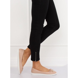 Women's beige ballerinas YSD-04 Nude 1