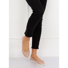 Women's beige ballerinas YSD-04 Nude 2 Women's beige ballerinas YSD-04 Nude 2