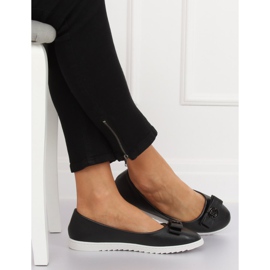 Black women's ballerinas YSD-03 Black 1