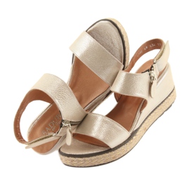 Wedge sandals Badura 4750 golden cappuccino 5 Wedge sandals Badura 4750 golden cappuccino 5