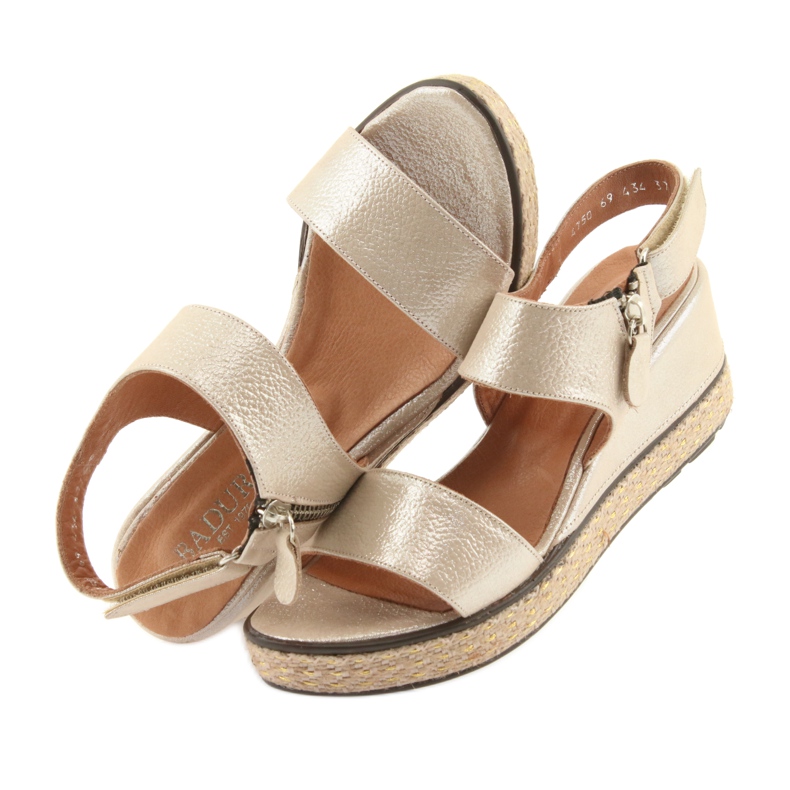 Wedge sandals Badura 4750 golden cappuccino 5 Wedge sandals Badura 4750 golden cappuccino 5