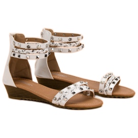 SHELOVET Rock Sandals white 1