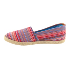 McKey 821 Espadrilles brown red blue pink 2 McKey 821 Espadrilles brown red blue pink 2
