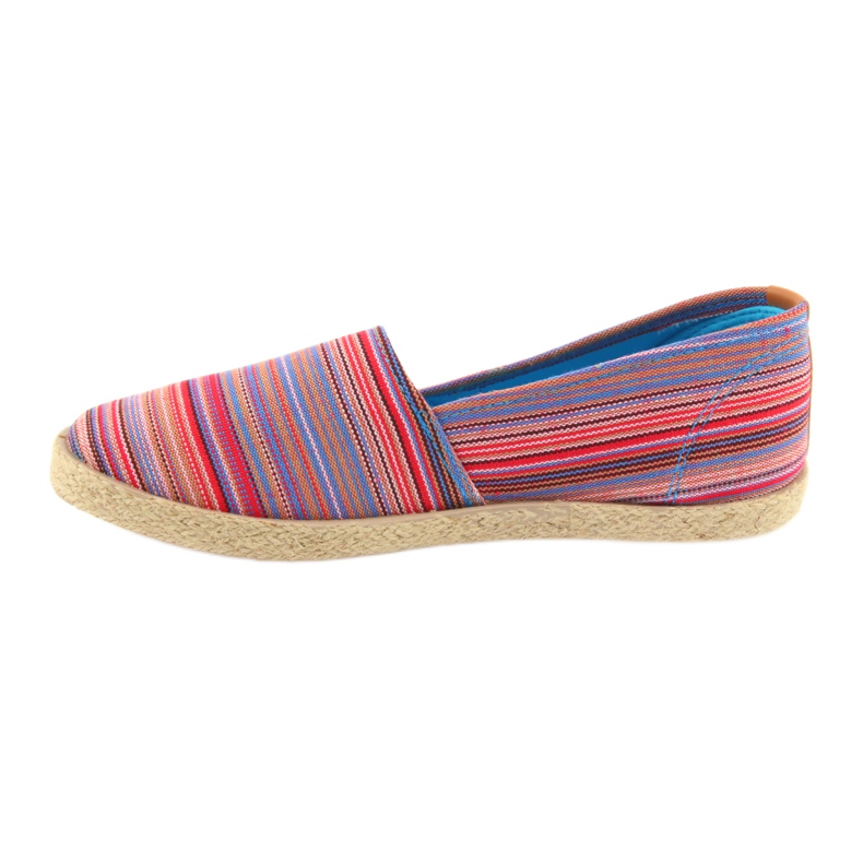 McKey 821 Espadrilles brown red blue pink 2 McKey 821 Espadrilles brown red blue pink 2