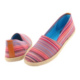 McKey 821 Espadrilles brown red blue pink 4 McKey 821 Espadrilles brown red blue pink 4