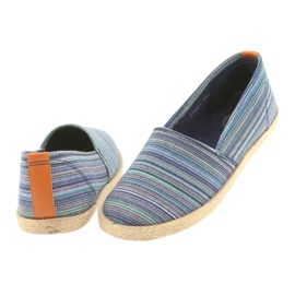 McKey 821 Espadrilles brown blue green navy blue 4 McKey 821 Espadrilles brown blue green navy blue 4