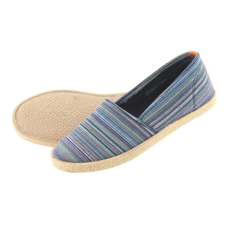 McKey 821 Espadrilles brown blue green navy blue 5 McKey 821 Espadrilles brown blue green navy blue 5
