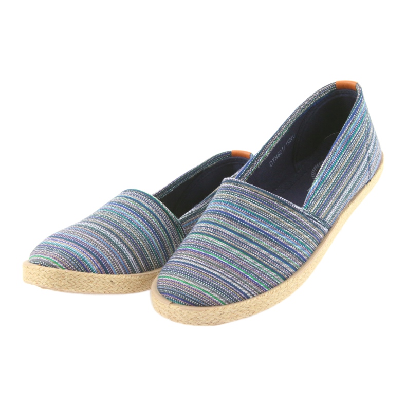 McKey 821 Espadrilles brown blue green navy blue 3 McKey 821 Espadrilles brown blue green navy blue 3