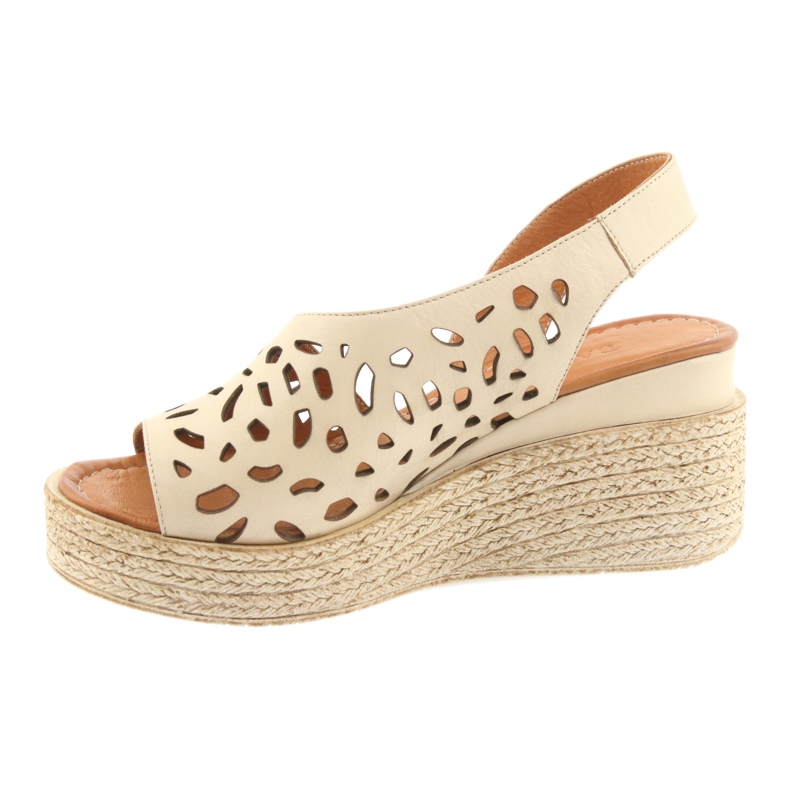 Wedge sandals Badura 4812 beige 2 Wedge sandals Badura 4812 beige 2