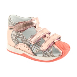 Bartek 81021 sandals rose gold orange grey yellow pink 1