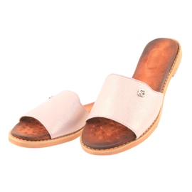 M.Daszyński Daszyński Women's Flat heel 1837 Pink 3