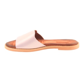 M.Daszyński Daszyński Women's Flat heel 1837 Pink 2