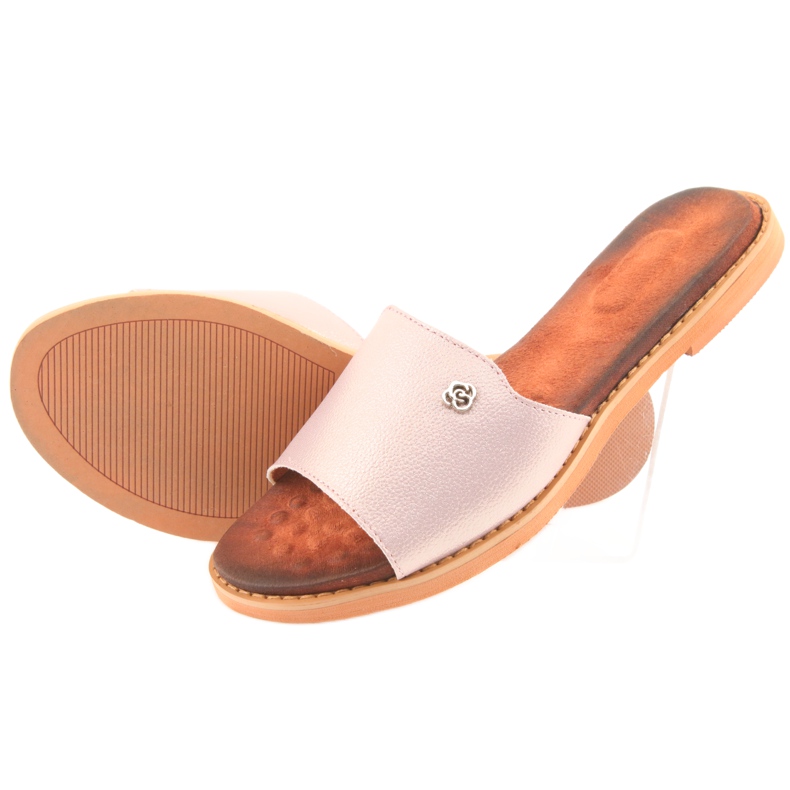 M.Daszyński Daszyński Women's Flat heel 1837 Pink 4