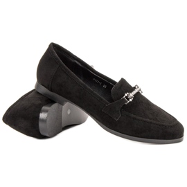Balada Black suede loafers 1