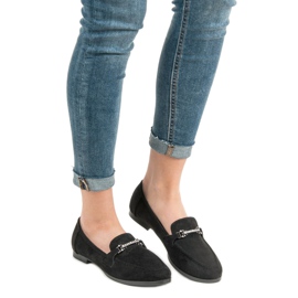 Balada Black suede loafers 2