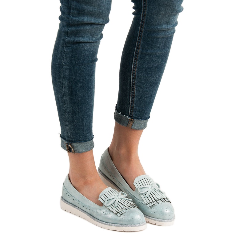 Balada Women's blue loafers 2