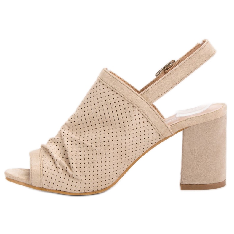 Sixth Sense Openwork Sandals On A Bar brown 2