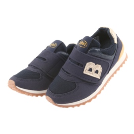 Befado children's shoes up to 23 cm 516Y038 yellow navy blue 3