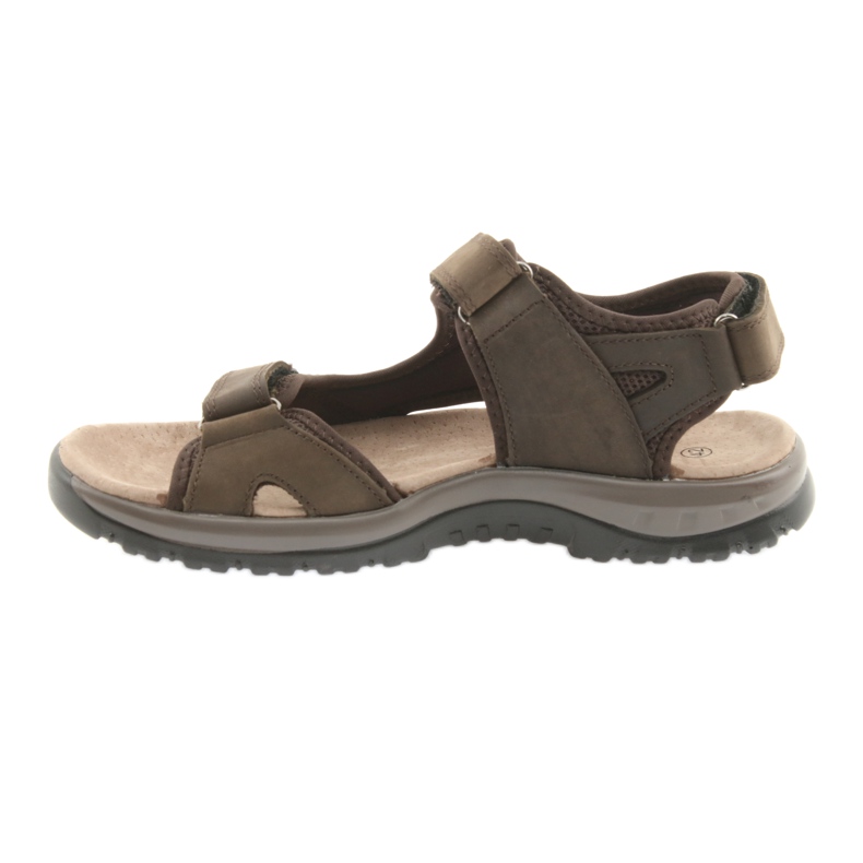 DK Brown sandals with Velcro and light EVA bottom 2