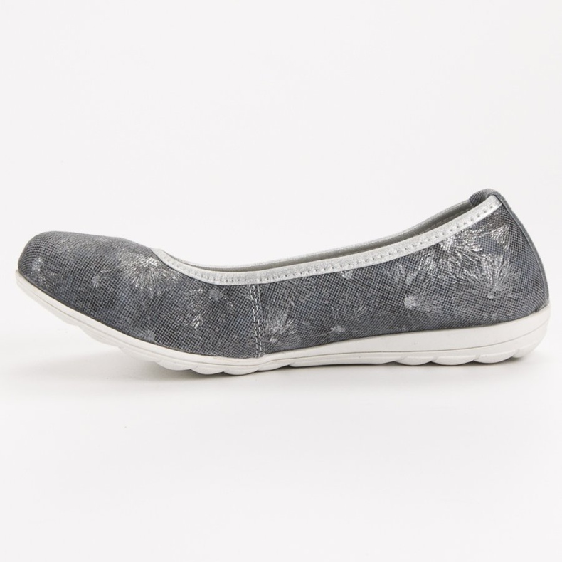 Filippo Leather ballerinas grey 1 Filippo Leather ballerinas grey 1