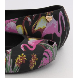 Meliski with flamingos black CK85 Black violet multicolored 1
