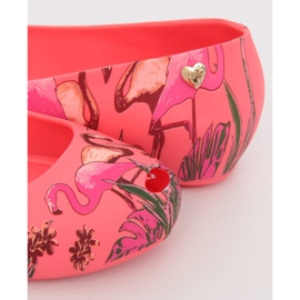 Meliski with pink flamingos CK85 Coral multicolored 1