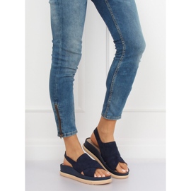 Women's navy blue sandals G-202 Blue 2 Women's navy blue sandals G-202 Blue 2