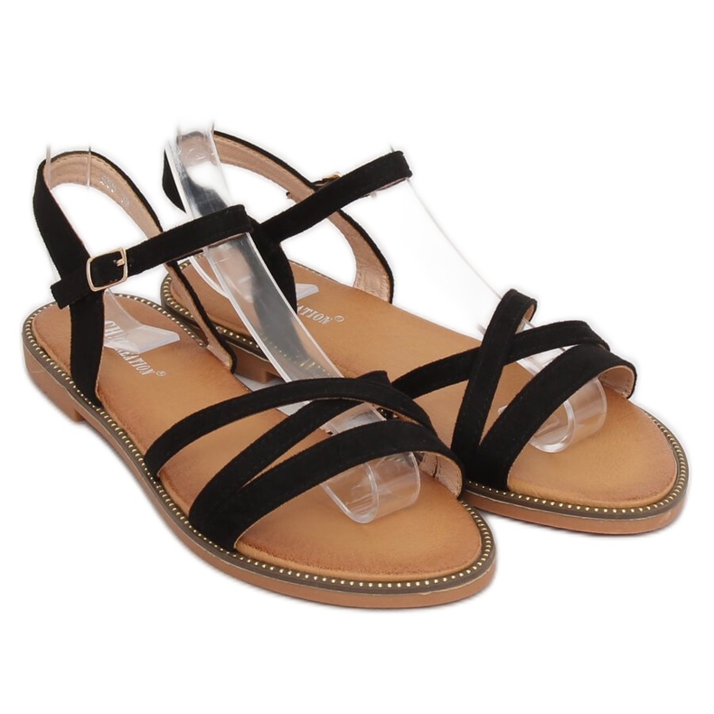 Black women's sandals S55 Black 2