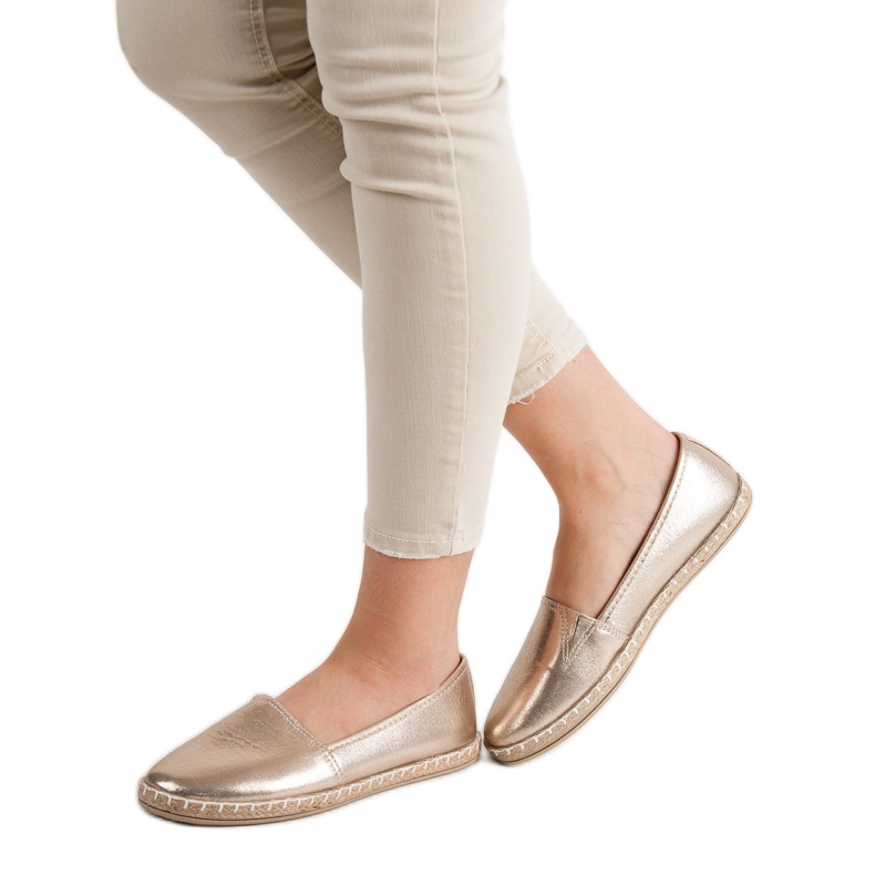 New Tlck Golden Espadrilles 2