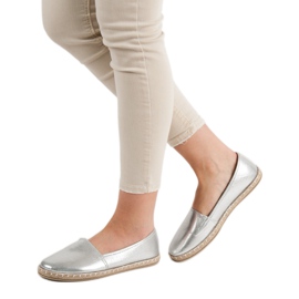 New Tlck Silver Espadrilles grey 2