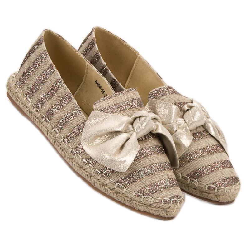Espadrilles With Glitter VICES brown 1