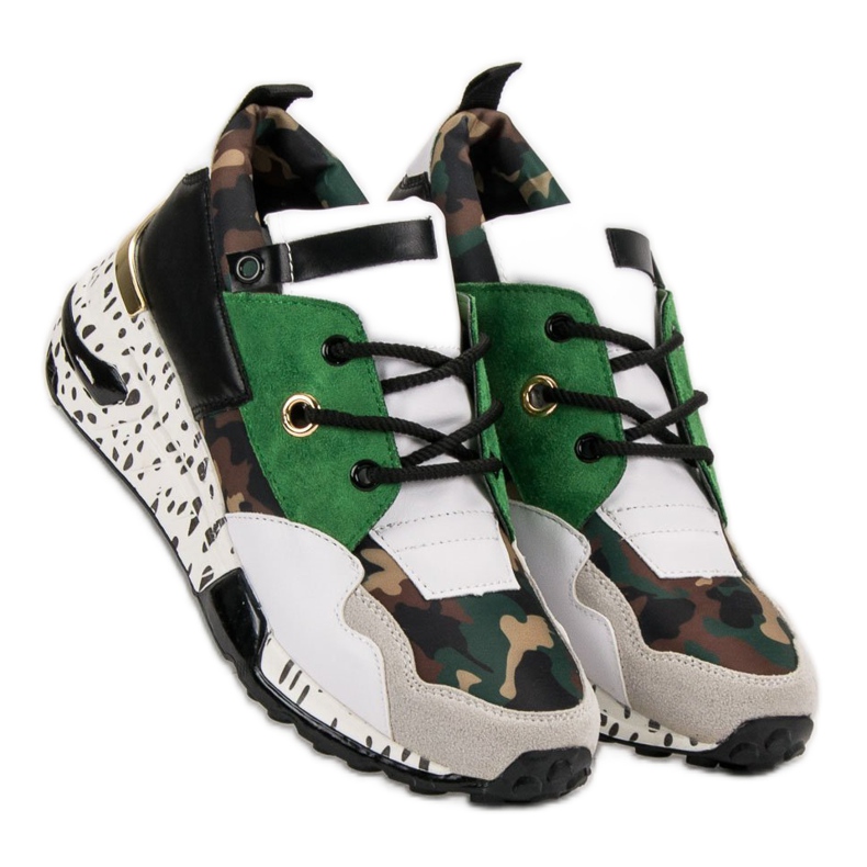 Fashionable VICES sneakers white multicolored 2