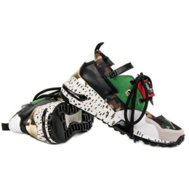 Fashionable VICES sneakers white multicolored 1