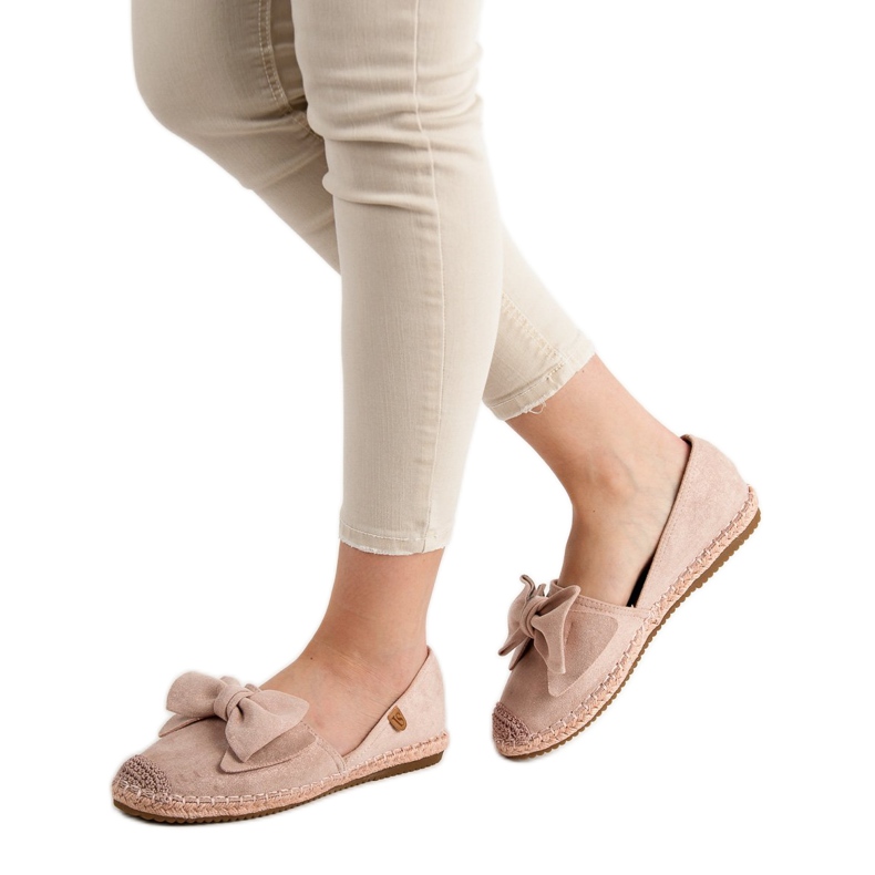 Espadrilles With Bow VICES pink 1