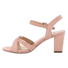 Annalisa Powder Sandals pink 1
