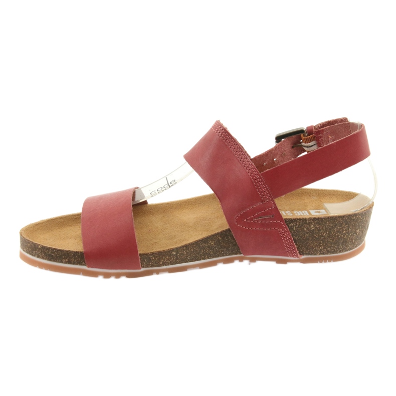 Big Star 274A016 women's red sandals 2