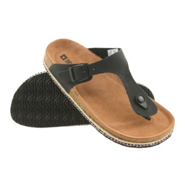 Women's profiled slippers Big Star 274132 black 3