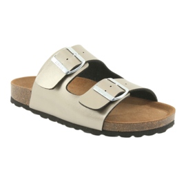 Medical slippers IZZI BIOX ALEX gold golden 1