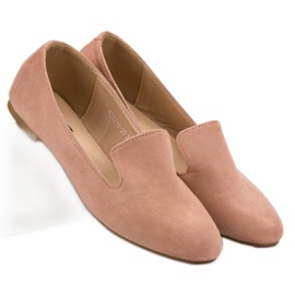 Lily Shoes Suede Lords pink 2