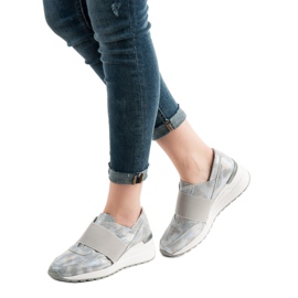 Goodin Slip-on Leather Shoes grey 2