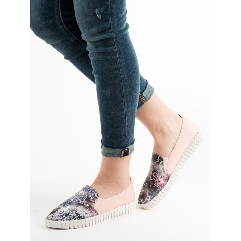 Vices Slipons With A Pattern multicolored pink 2