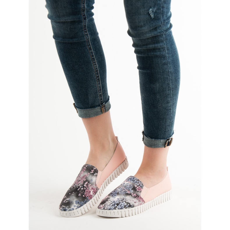 Vices Slipons With A Pattern multicolored pink 1
