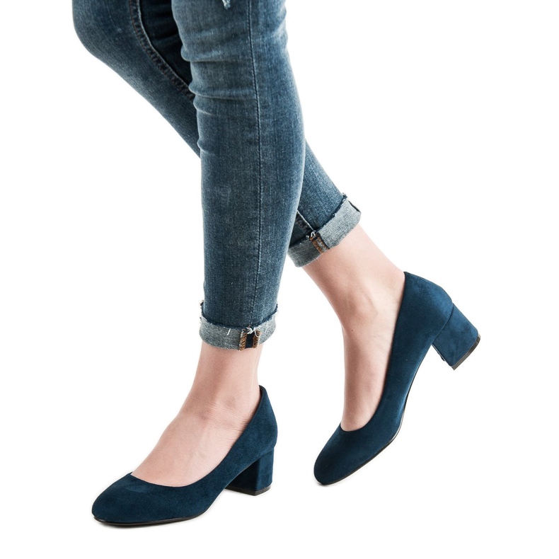 Cm Paris Pumps On A Pillar blue navy blue 1 Cm Paris Pumps On A Pillar blue navy blue 1