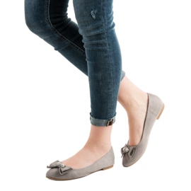 Super Mode Ballerina With Bow grey 1
