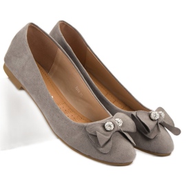 Super Mode Ballerina With Bow grey 2