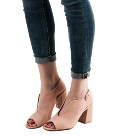 Milaya Built Sandals pink 1