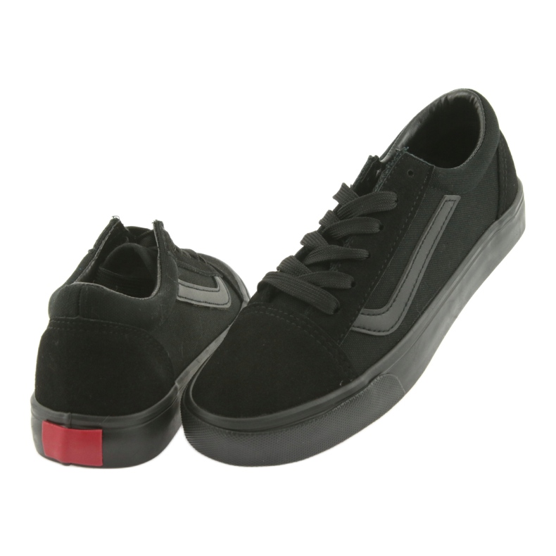 Atletico 18081 lace-up sneakers, black 4